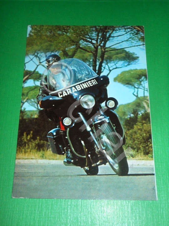 Cartolina Militaria - Carabinieri motociclisti 1975 ca