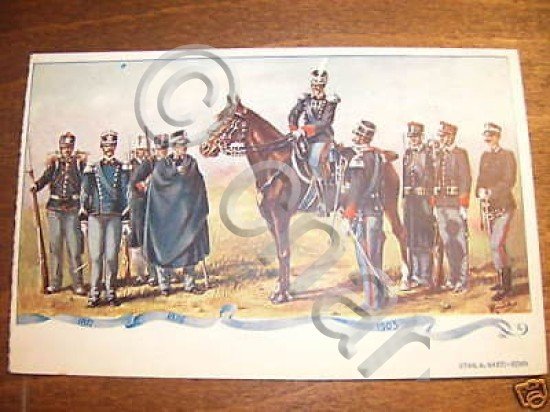 Cartolina Militaria - Granatieri di Sardegna - 1903 ca.