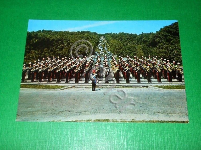 Cartolina Militaria - La Banda dei Carabinieri 1975 ca