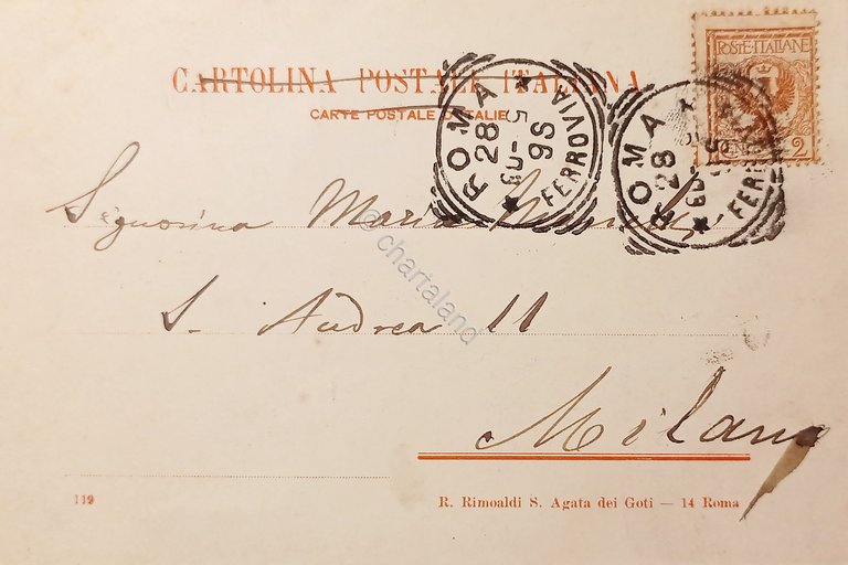 Cartolina Militaria - S. M. Vittorio Emanuele III - 1909 | Immagine Gallery 2