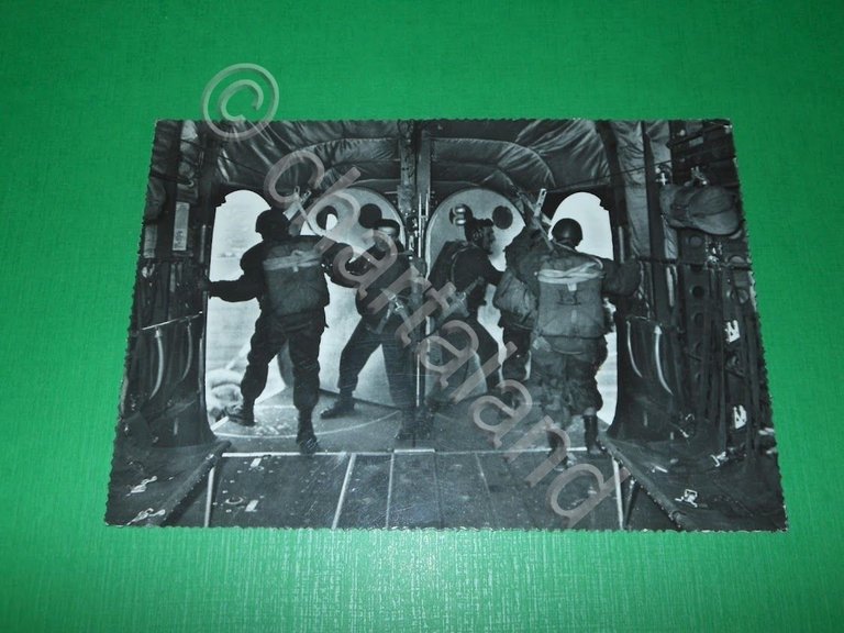 Cartolina Militaria Aeronautica - Centro Militare di Paracadutismo 1962