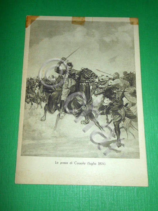 Cartolina Militaria Colonie - La presa di Cassala ( luglio …