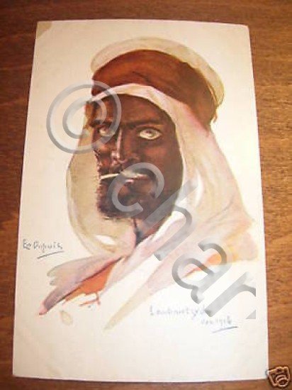 Cartolina Militaria Copricapo Dupuis Lombnertcyde 1914