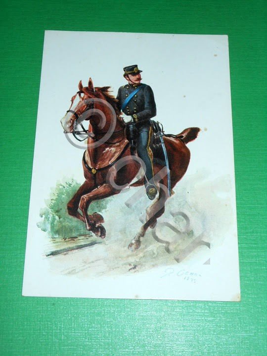Cartolina Militaria Uniformi - Corpo di Stato Maggiore - Illustratore …