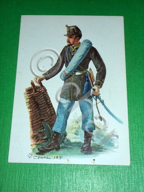 Cartolina Militaria Uniformi - Fanteria - Brigata Casale - Illustratore …