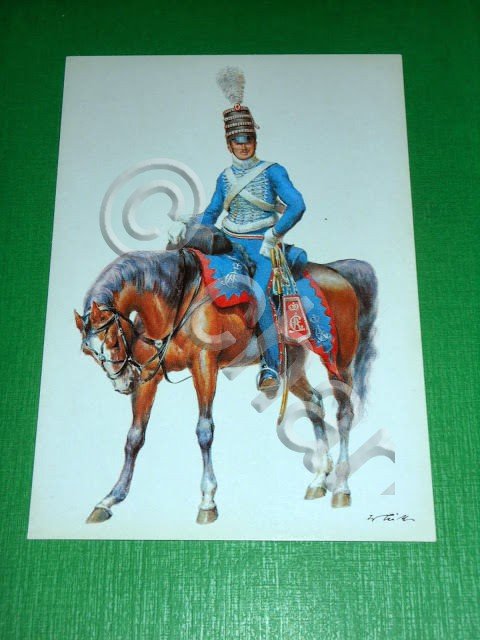 Cartolina Militaria Uniformi - Grand Duchy Weimar - Husar #1