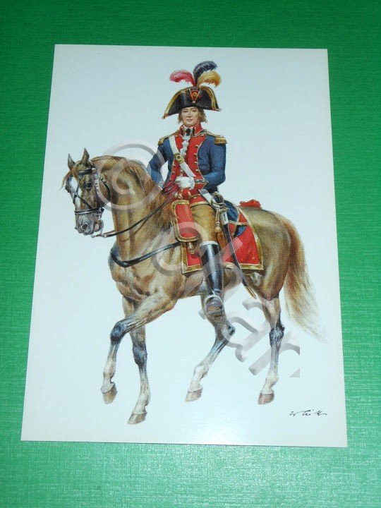 Cartolina Militaria Uniformi - United Belgian States - Patriotische Armee | Immagine principale