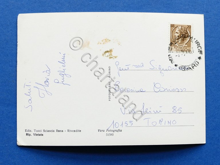 Cartolina Minervino Murge - Piazza Bovio - Via De Gasperi …