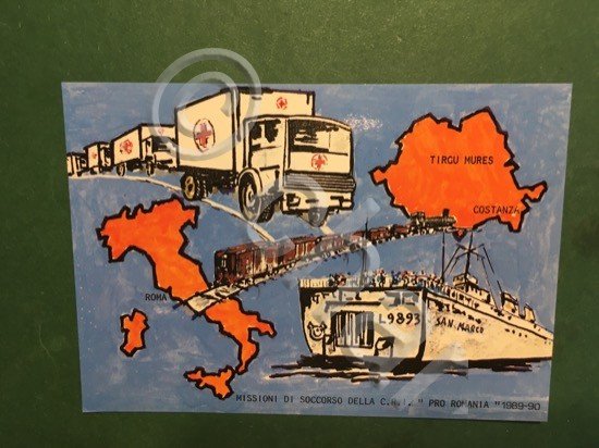 Cartolina Missioni di soccorso della C.R.I.- Pro Romania - 1990 … | Immagine Gallery 2