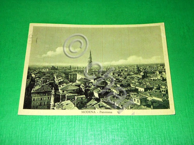 Cartolina Modena - Panorama 1951