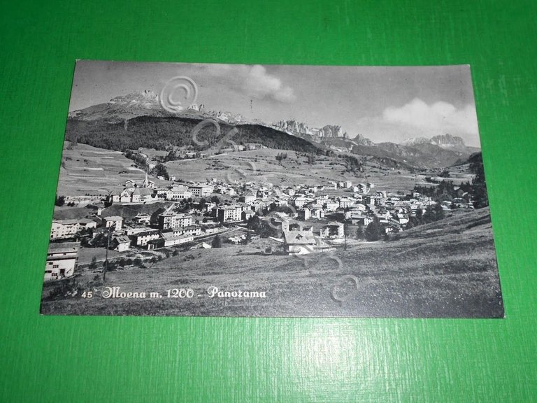 Cartolina Moena - Panorama 1961