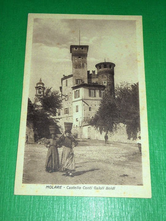 Cartolina Molare - Castello Conti Gaioli Boidi 1930 ca.