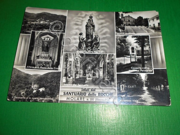 Cartolina Molare - Saluti dal Santuario delle Rocche 1962 | Immagine Gallery 2