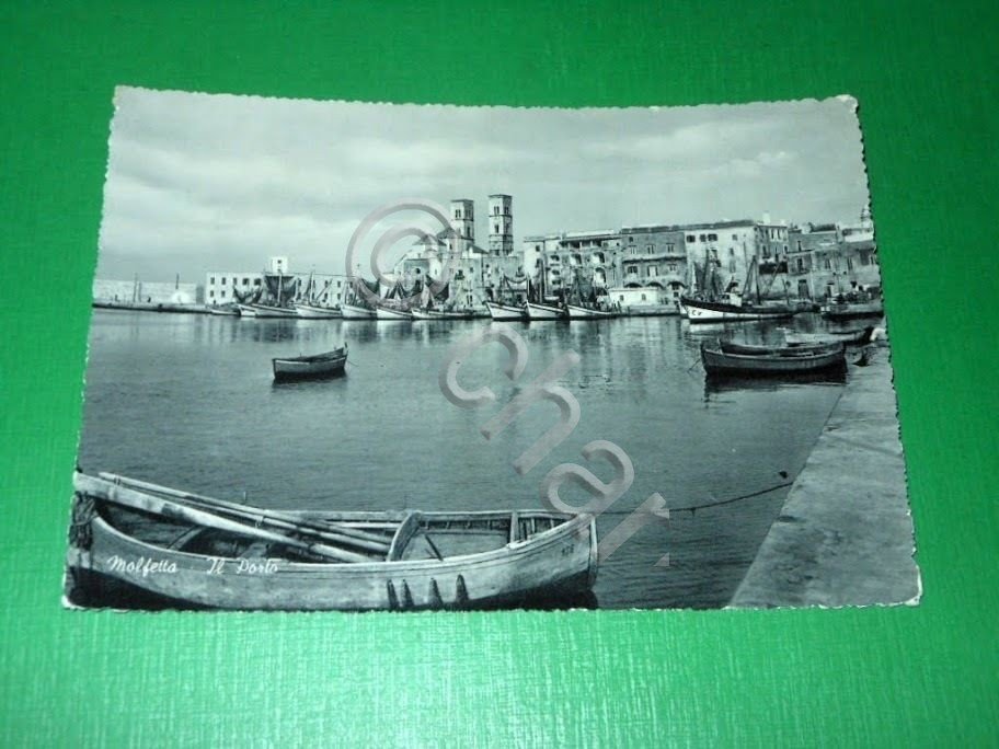 Cartolina Molfetta - Il Porto 1961.