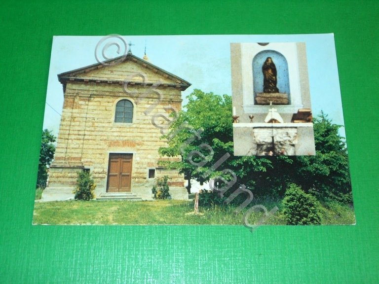 Cartolina Molignano fraz. Vignale Monferrato - Chiesa Beata Vergine Annunziata