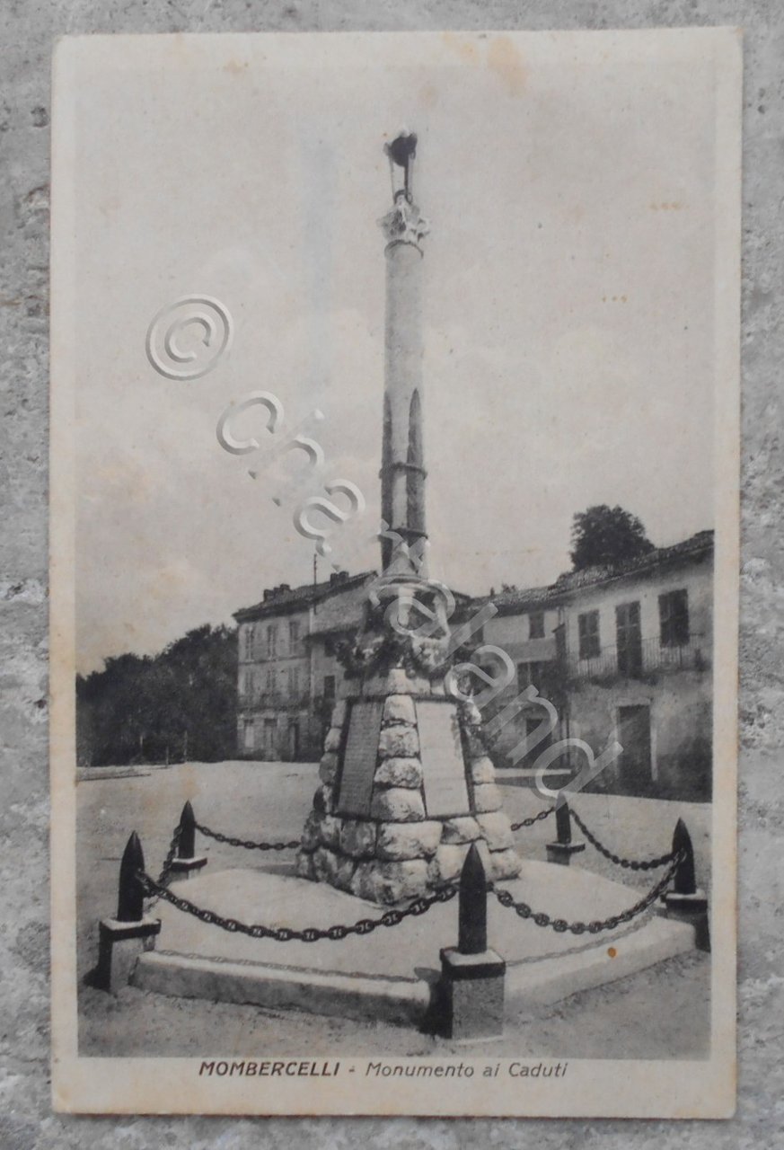 Cartolina Mombercelli (Piemonte) - Monumento ai Caduti - 1933 | Immagine principale