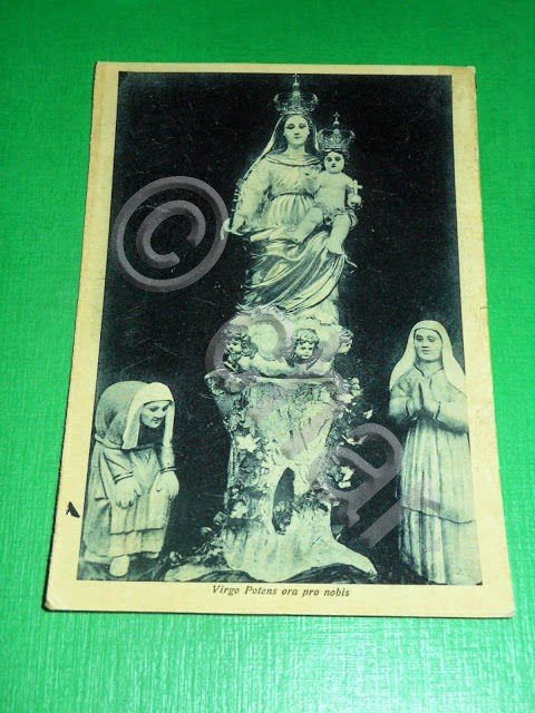 Cartolina Moncrivello Cigliano (Vercelli) Santuario del Trompone Virgo Potens #1