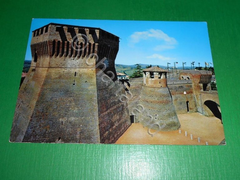 Cartolina Mondavio ( Pesaro ) - La Rocca - Maschio …