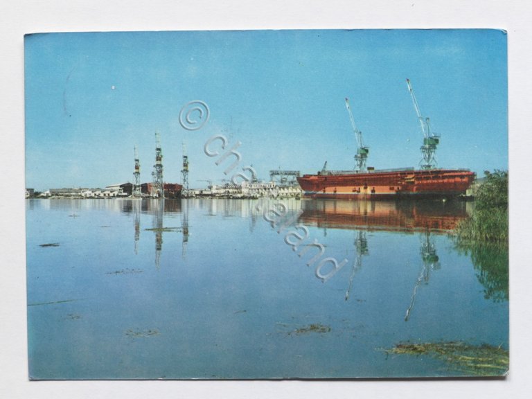 Cartolina Monfalcone - Cantieri - 1964