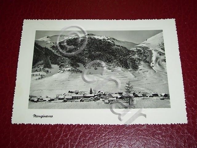 Cartolina Monginevro - Panorama 1954
