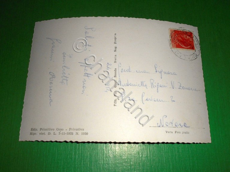 Cartolina Mongrando - Ceresane - Panorama 1954 | Immagine Gallery 4