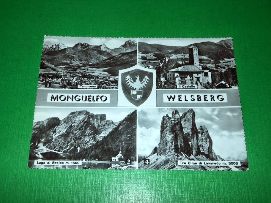 Cartolina Monguelfo - Welsberg - Vedute diverse 1950 ca.