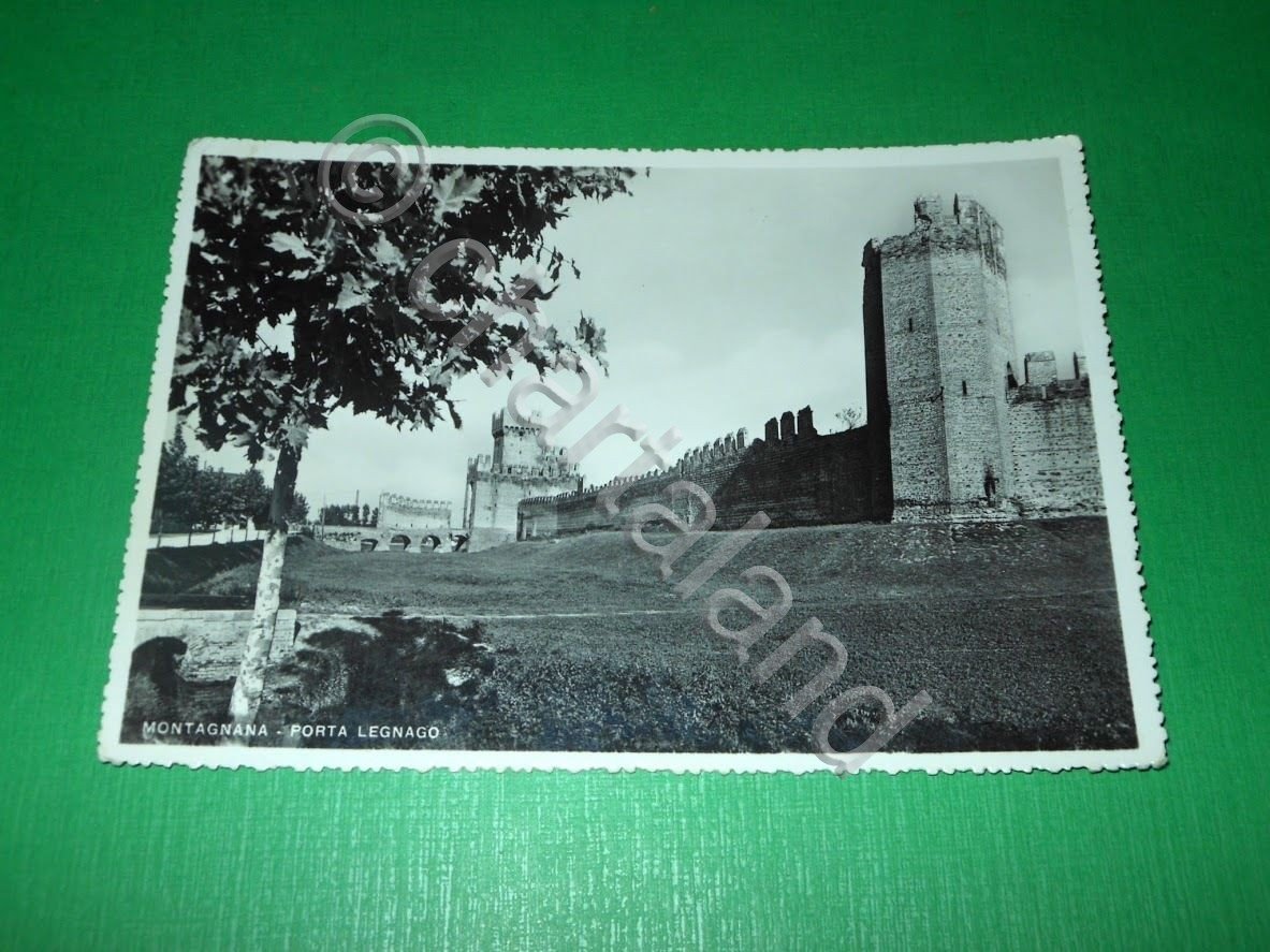 Cartolina Montagnana - Porta Legnago 1953