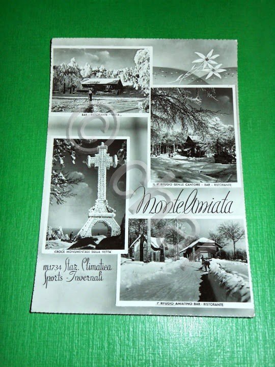 Cartolina Monte Amiata - Vedute diverse 1961