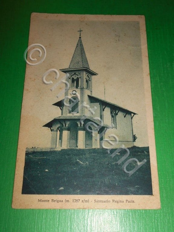 Cartolina Monte Beigua - Santuario Regina Pacis 1936 | Immagine Gallery 2