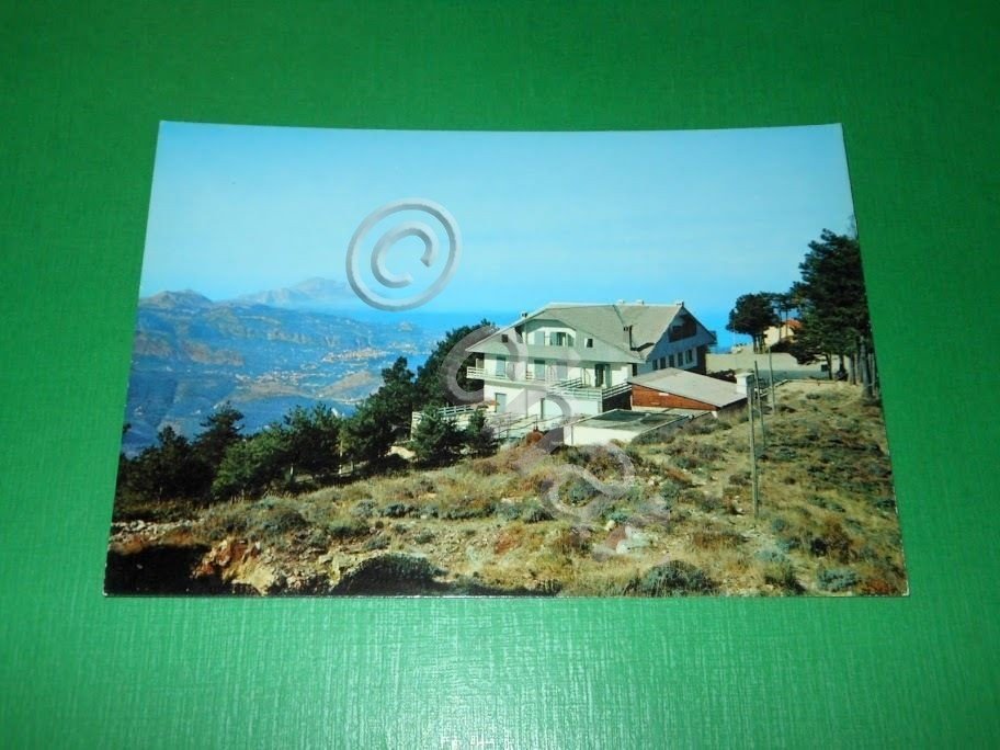 Cartolina Monte Faito - Pensione S. Angelo con veduta dell' …