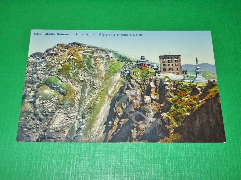 Cartolina Monte Generoso - Hotel Kulm - Ristorante e vetta …