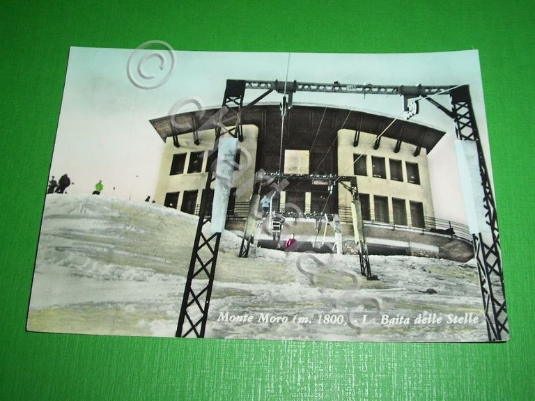 Cartolina Monte Moro - La Baita delle Stelle 1960