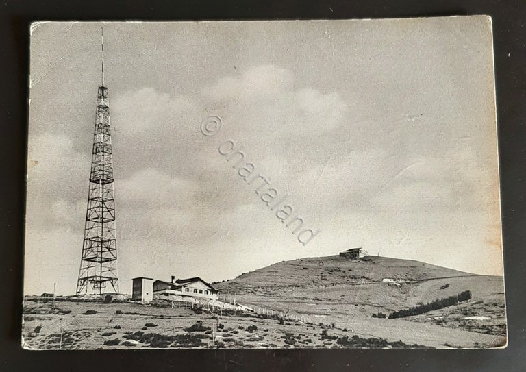 Cartolina Monte Penice - Stazione Televisione - 1953