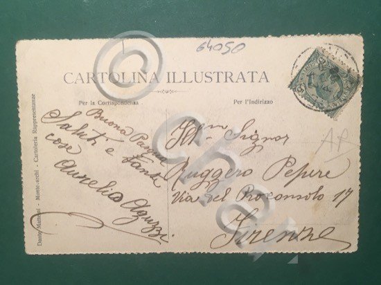 Cartolina Monte San Savino - Loggia del Mercato - Antonio …