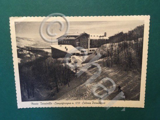 Cartolina Monte Terminillo - Campofarogna m.1737 - Colognia Permanente - …