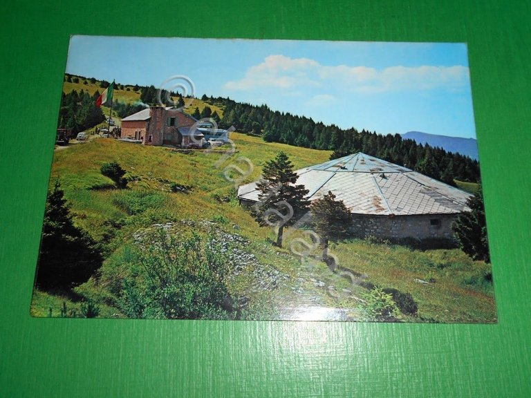 Cartolina Monte Zugna - Scorcio panoramico 1980 ca.