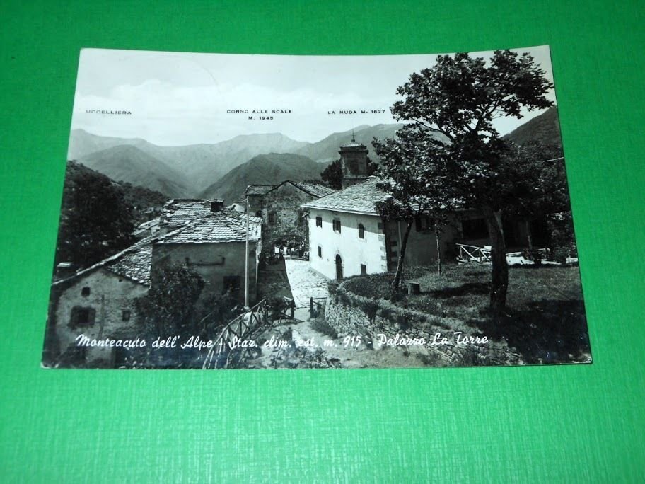 Cartolina Monteacuto dell' Alpe - Palazzo La Torre 1967.