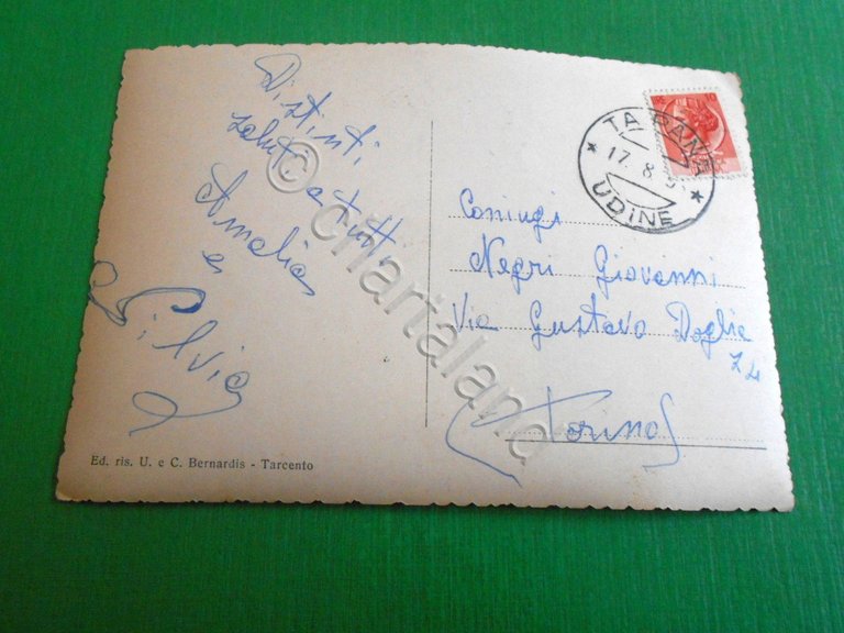 Cartolina Monteaperta - Panorama 1956.