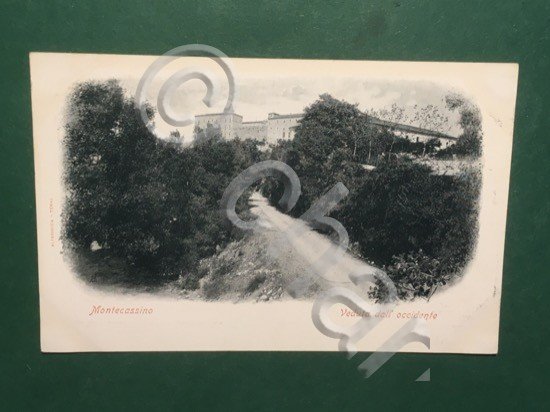 Cartolina Montecassino - Veduta Dall'Occidente - 1916