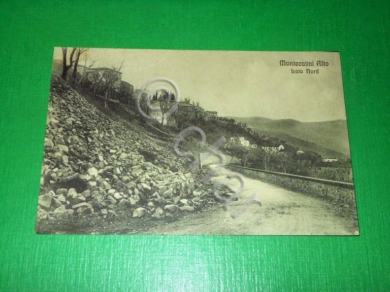 Cartolina Montecatini Alto - Lato Nord 1917