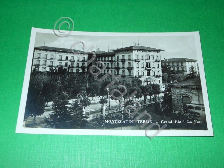 Cartolina Montecatini Terme - Grand Hotel La Pace 1930 ca.