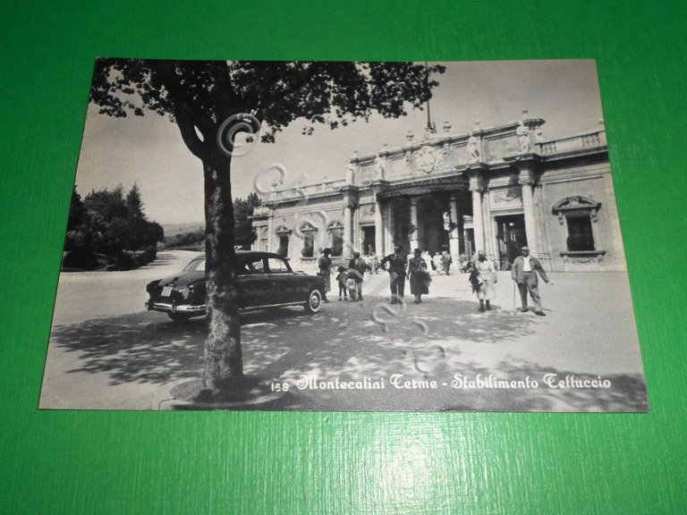 Cartolina Montecatini Terme - Stabilimento Tettuccio - 1950 ca.