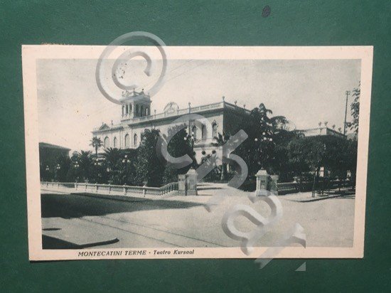 Cartolina Montecatini Terme - Teatro Kursaal - 1929