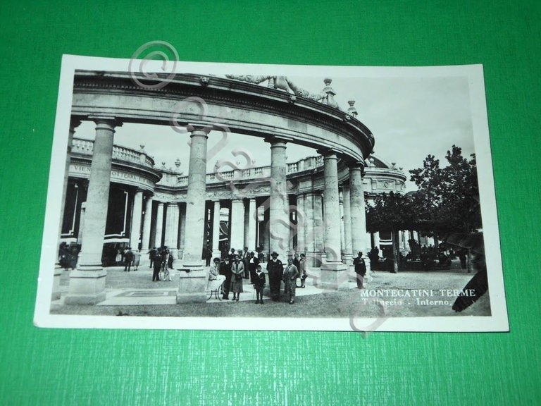 Cartolina Montecatini Terme - Tettuccio - Interno 1930 ca ( …