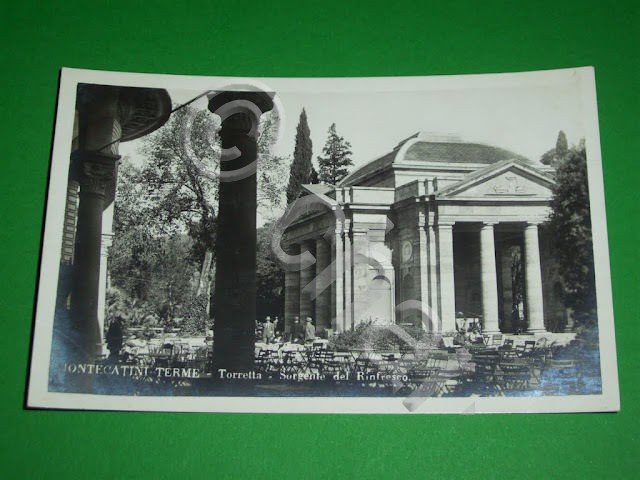 Cartolina Montecatini Terme - Torretta - Sorgente del Rinfresco 1935 …