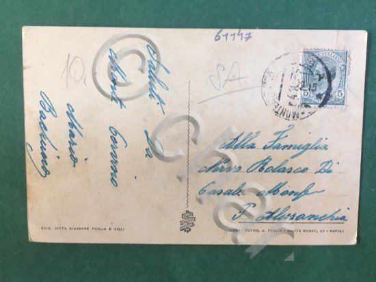 Cartolina Montecorvino - Rovella - Monumento ai Caduti e Piazza …