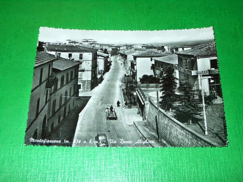 Cartolina Montefiascone - Via Dante Alighieri 1950 ca.