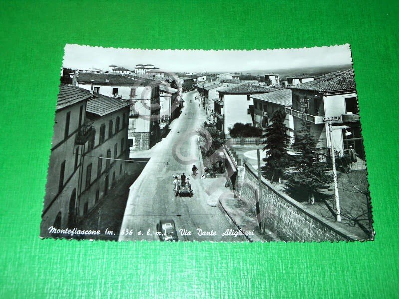 Cartolina Montefiascone - Via Dante Alighieri 1950 ca.