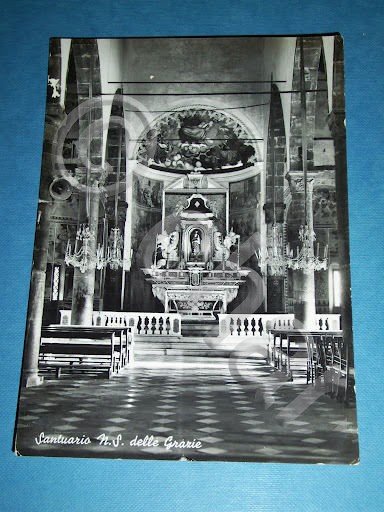 Cartolina Montegrazie - Santuario NS delle Grazie 1962