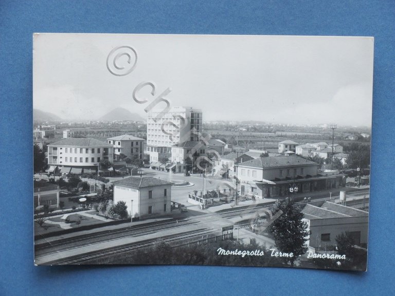 Cartolina Montegrotto Terme - Panorama - 1959